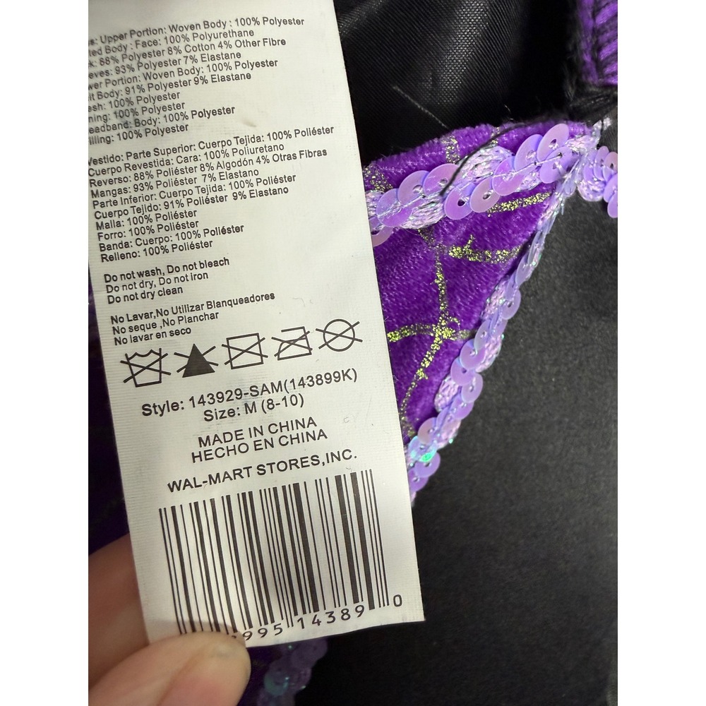 Disney Villains Maleficent Girl's Dress‎ Halloween Costume - Picture 3 of 8